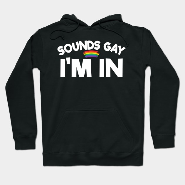 Sounds Gay I Am In - Lesbian Gift - Gay Pride LGBT Hoodie by xoclothes